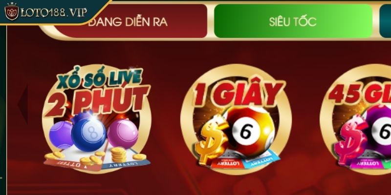 Cách thức tham gia xổ số siêu tốc 1 giây tại Loto188